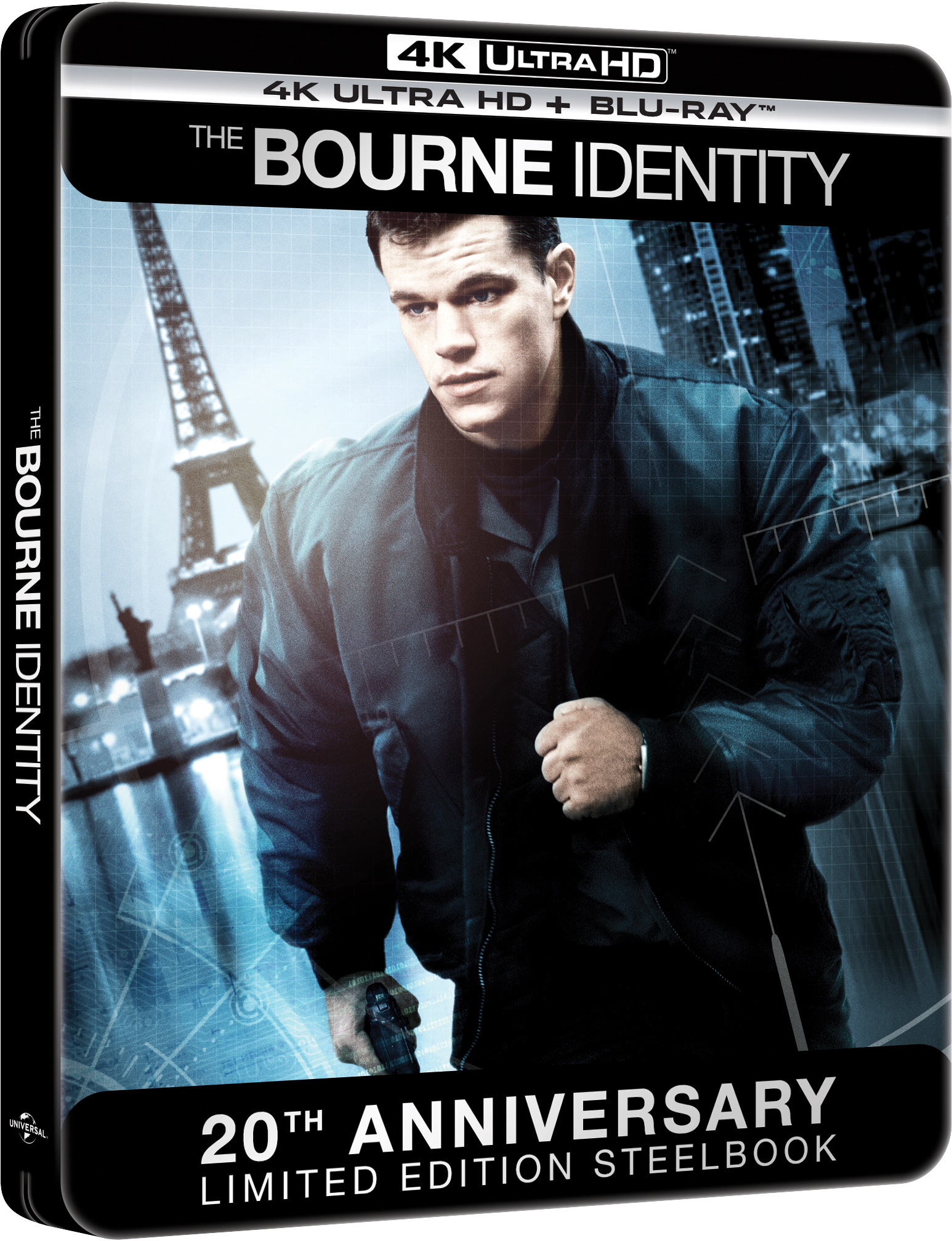The Bourne Identity - 20th Anniversary (4K Ultra HD + Blu-Ray Disc - SteelBook)