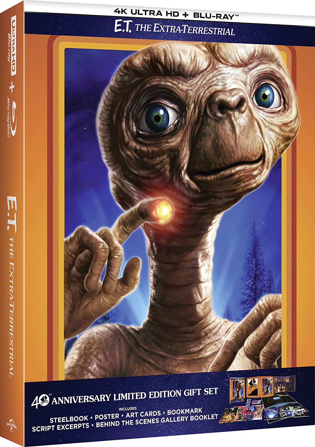 E.T. - L'extra-terrestre - 40° Anniversario - Plus (4K Ultra HD + Blu-Ray Disc - SteelBook)