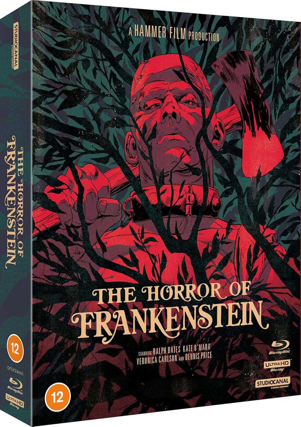 The Horror of Frankenstein (Gli orrori di ...) (Import UK) (4K Ultra HD + Blu-Ray Disc) NO AUDIO ITA