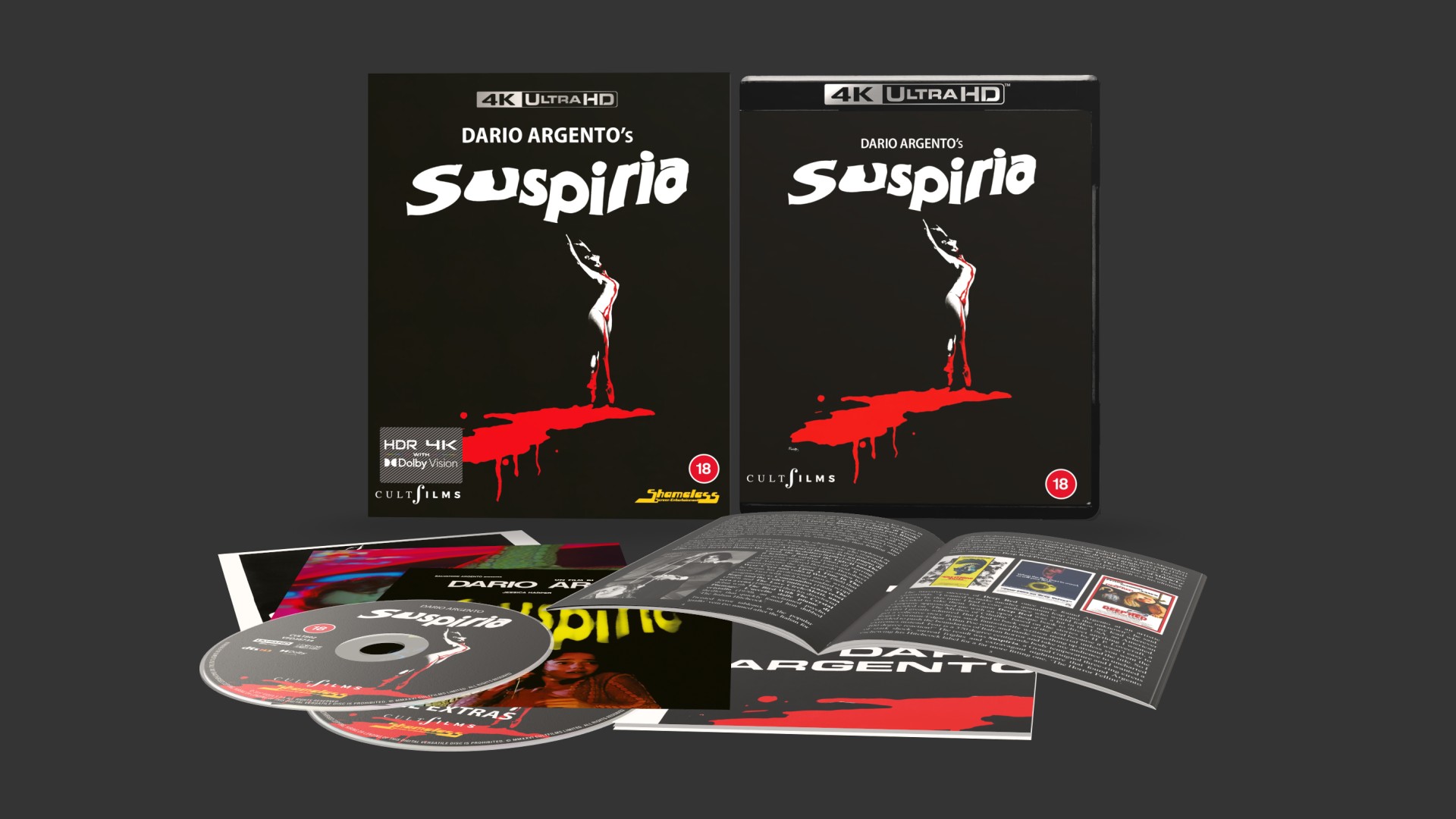 Suspiria - Limited Edition (Import UK) (4K Ultra HD + Bonus Disc + Booklet)