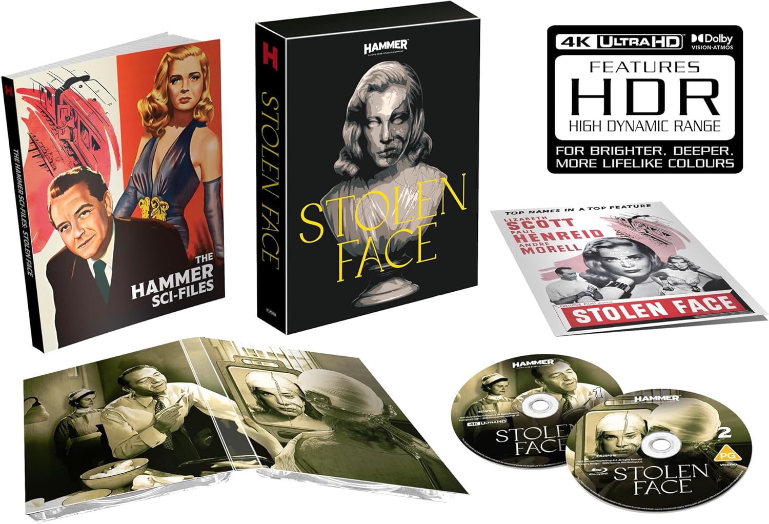 Stolen Face (Volto rubato) - Collectors (Import UK) (4K Ultra HD + Blu-Ray Disc) (SOLO SUB ITA)