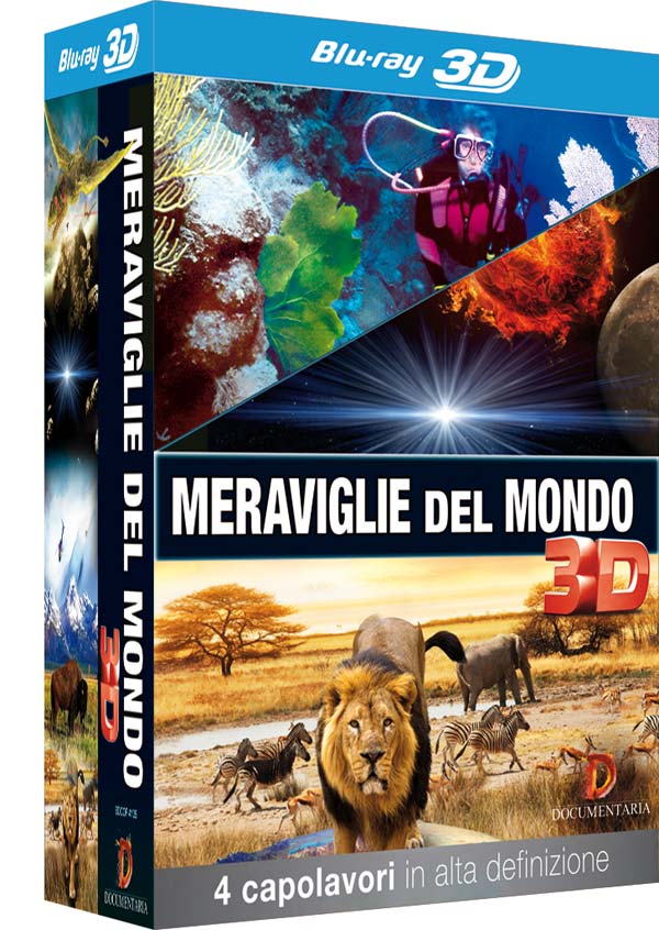 Grandi Documentari 3D (4 Blu-Ray 3D/2D + Booklet)