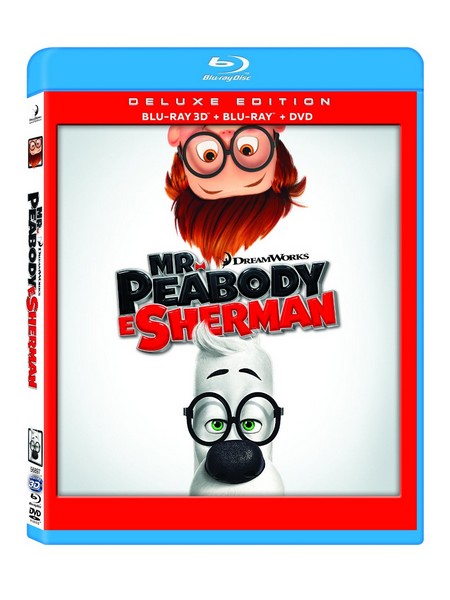 Mr. Peabody & Sherman - Deluxe Edition  (Blu-Ray 3D + Blu-Ray Disc + DVD)