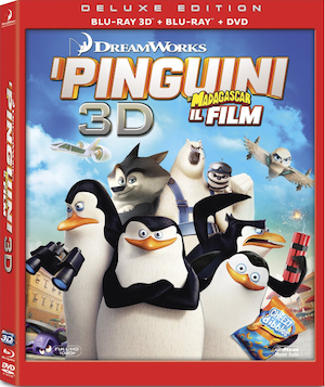I pinguini di Madagascar - Il Film - Deluxe Edition (Blu-Ray 3D + Blu-Ray Disc + DVD)