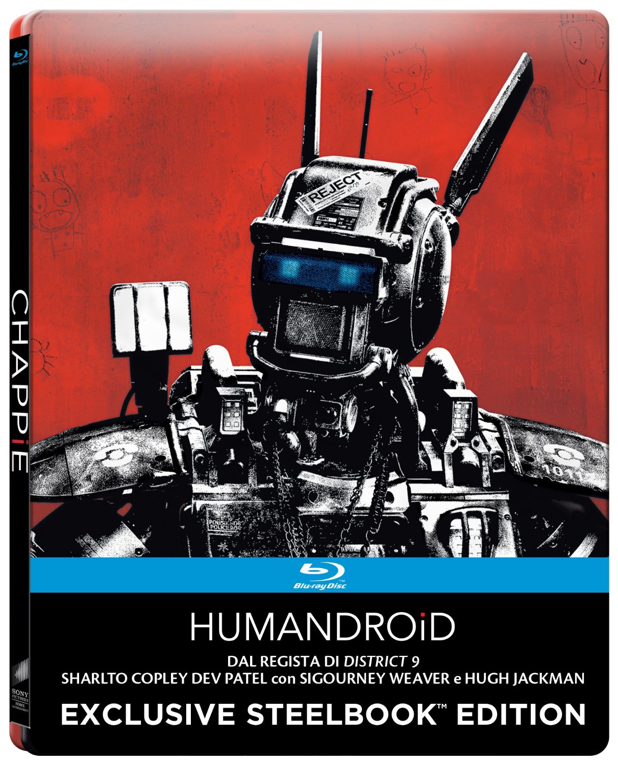 Humandroid - Chappie - Exclusive SteelBook Edition (Blu-Ray Disc - SteelBook)