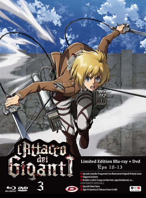 L'attacco dei Giganti - Vol. 3 - Limited Edition (Blu-Ray Disc + DVD)