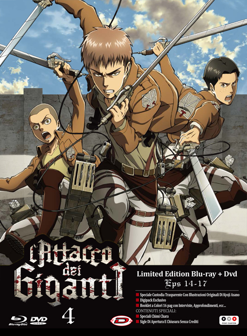 L'attacco dei Giganti - Vol. 4 - Limited Edition (Blu-Ray Disc + DVD)