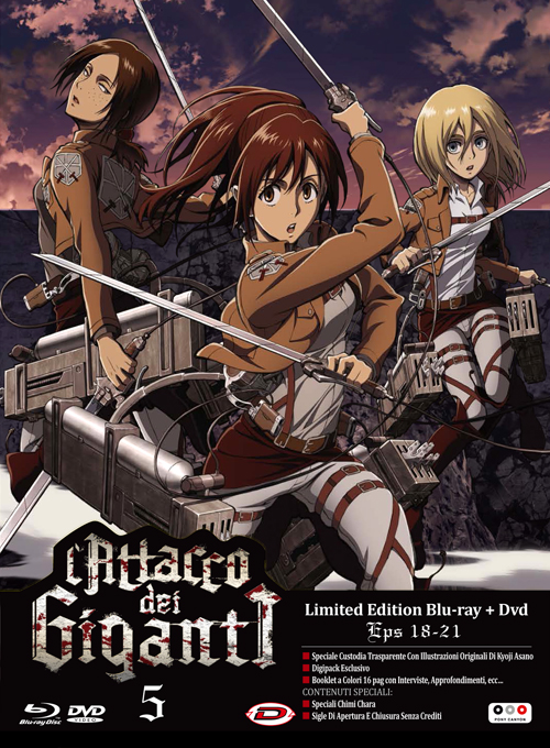 L'attacco dei Giganti - Vol. 5 - Limited Edition (Blu-Ray Disc + DVD)