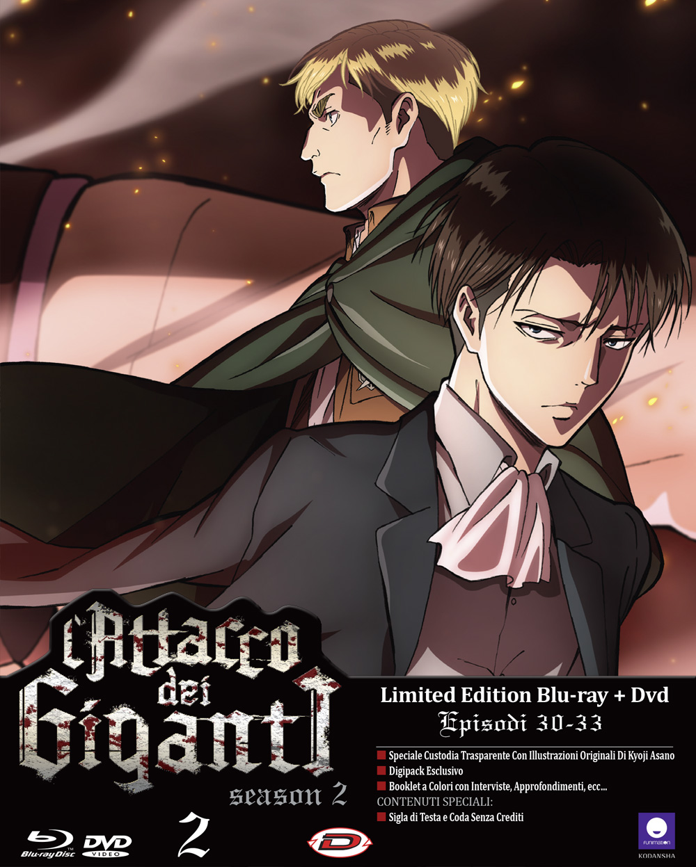 L'attacco dei Giganti - Stagione 2 - Vol. 2 - Limited Edition (Blu-Ray Disc + DVD)