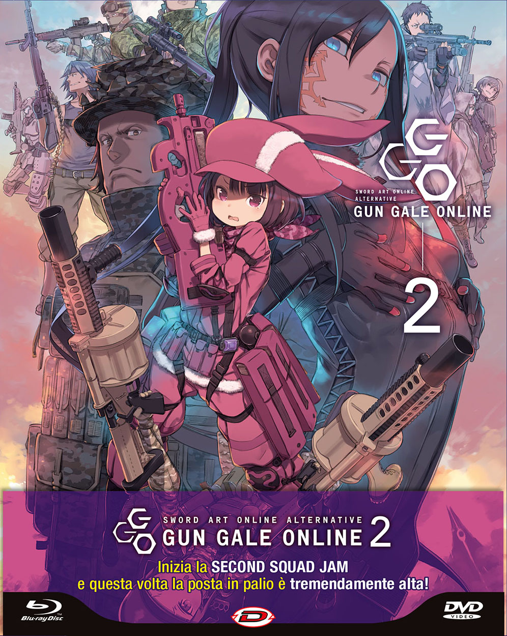 Sword Art Online Alternative - Gun Gale Online - Box 2 - Limited Edition (Blu-Ray Disc + DVD)