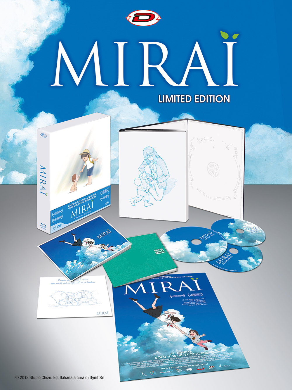 Mirai - Limited Edition (2 Blu-Ray Disc + DVD + Booklet + Card + Poster)