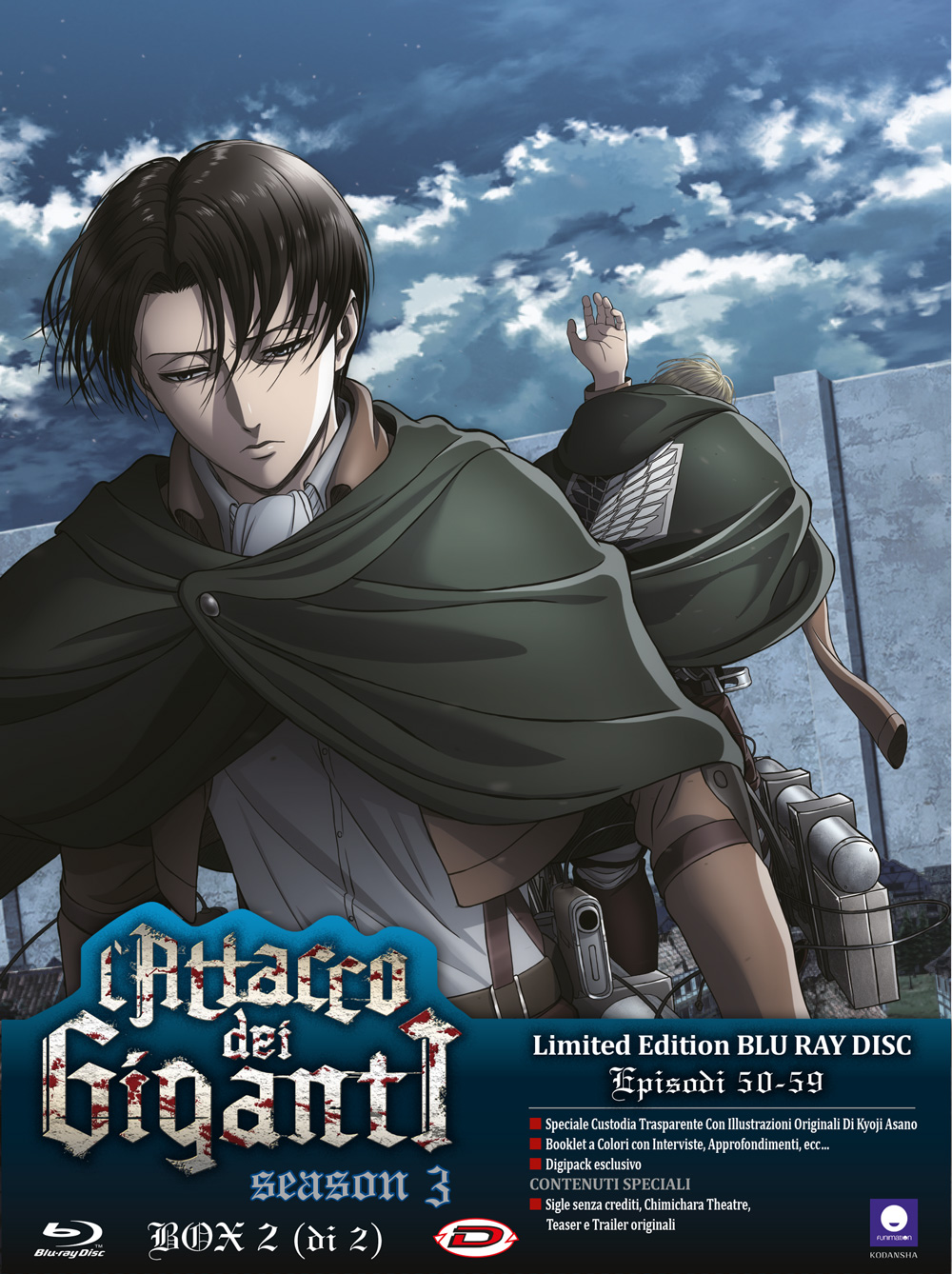 L'attacco dei Giganti - Stagione 3 - Vol. 2 - Limited Edition (2 Blu-Ray Disc)