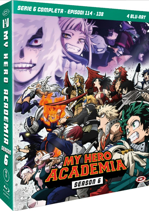 My Hero Academia - Stagione 06 The Complete Series (Eps 114-138) (4 Blu-Ray Disc + Booklet)