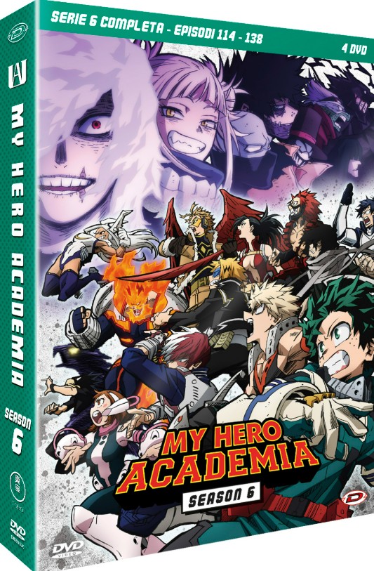 My Hero Academia - Stagione 06 The Complete Series (Eps 114-138) (4 DVD + Booklet)