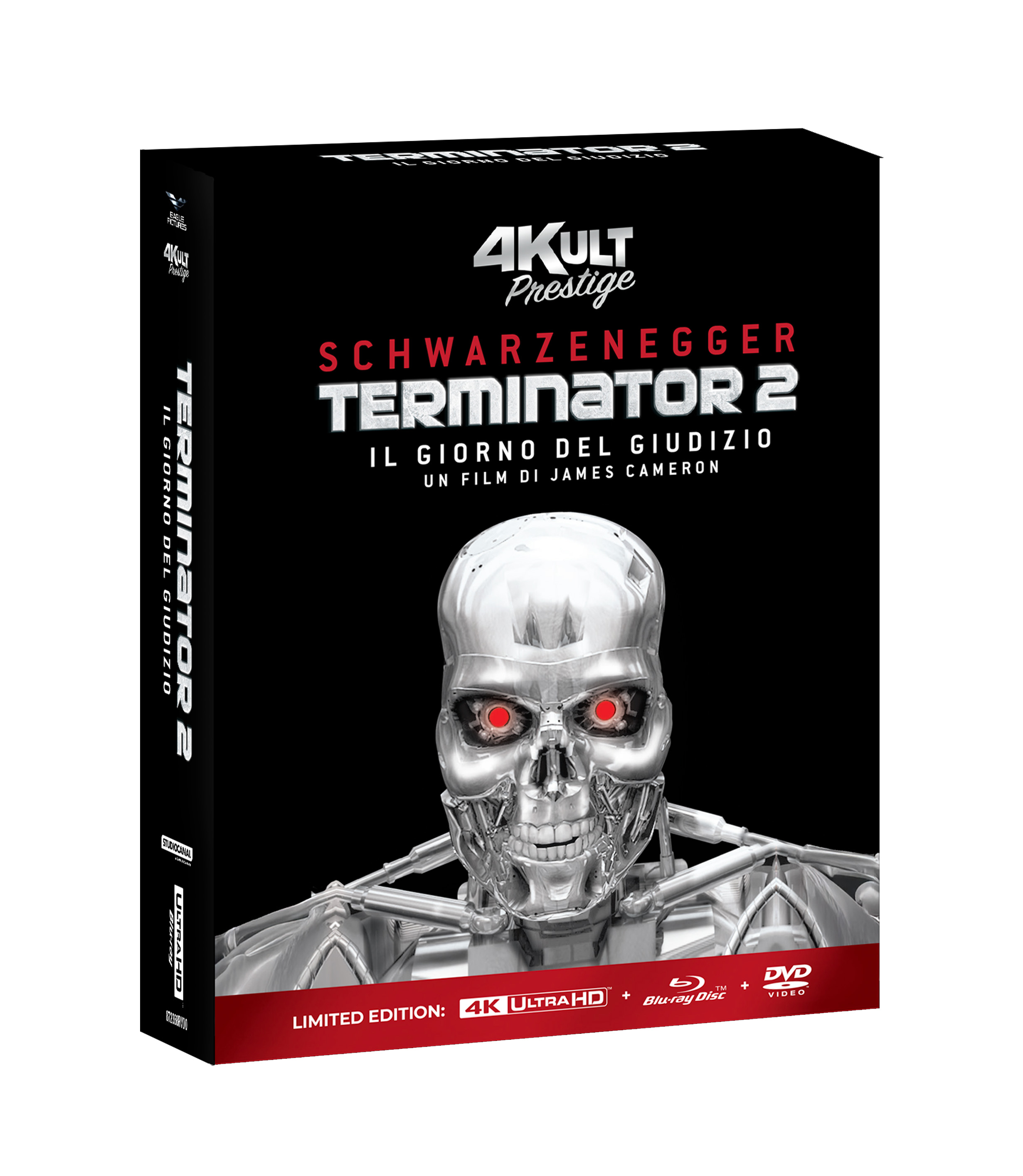 Terminator 2 - Il giorno del giudizio (4Kult Prestige) (4K Ultra HD + 3 Blu-Ray Disc + DVD + 4 card)