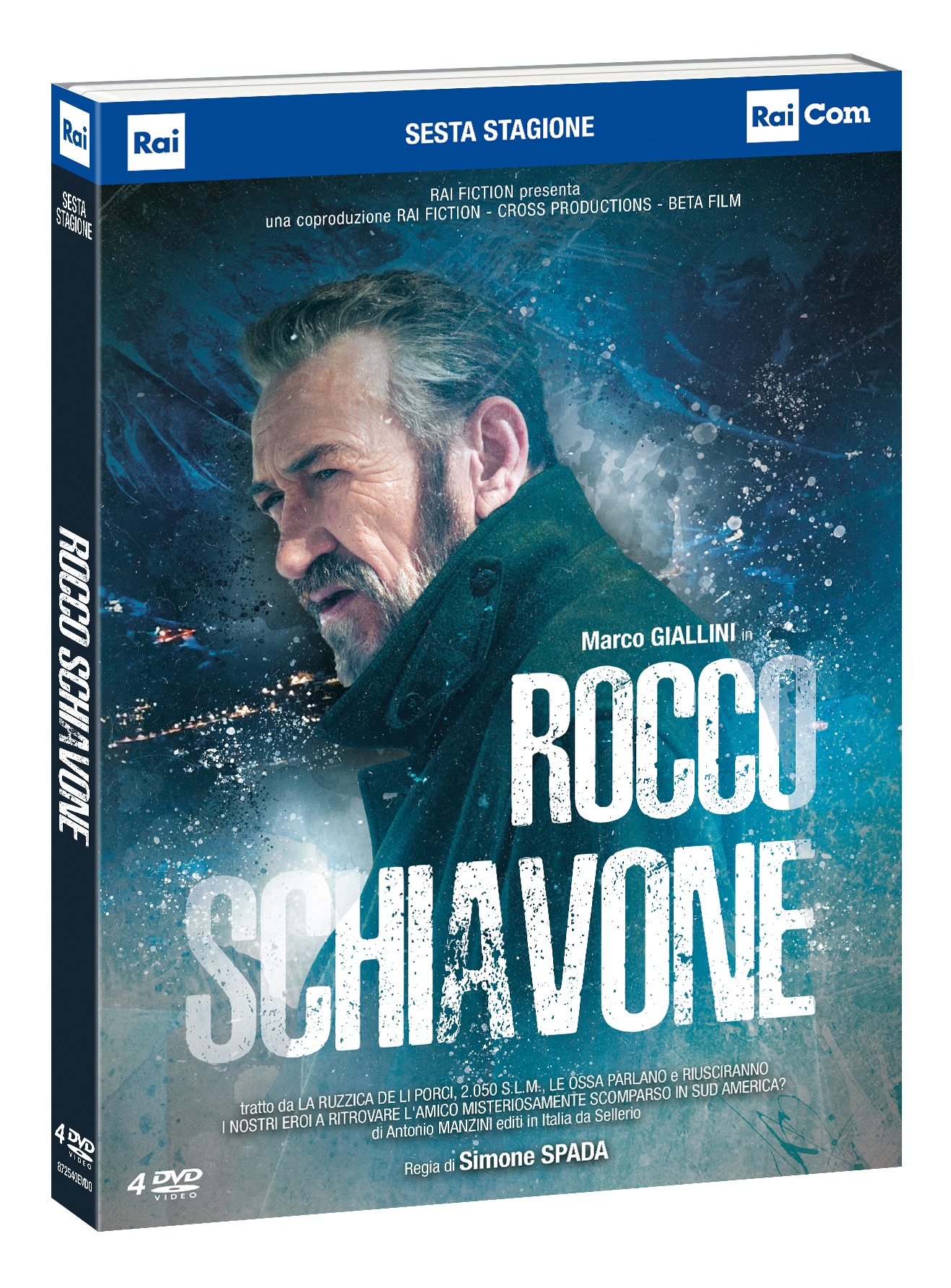 Rocco Schiavone - Stagione 6 (4 DVD) — Cofanetti & Box Set Deluxe