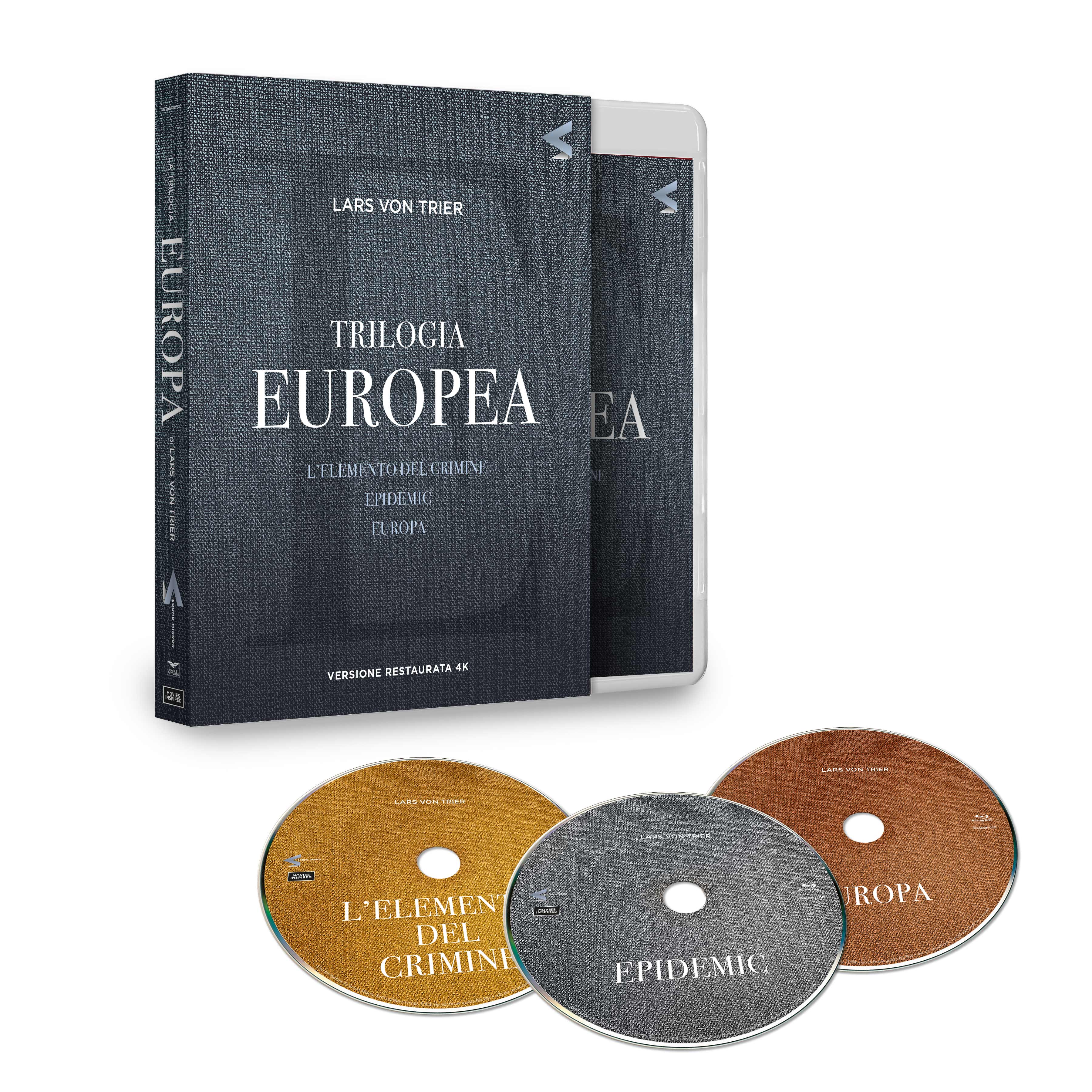 Lars von Trier - Trilogia Europea (3 Blu-Ray Disc) — Cofanetti & Box Set Deluxe