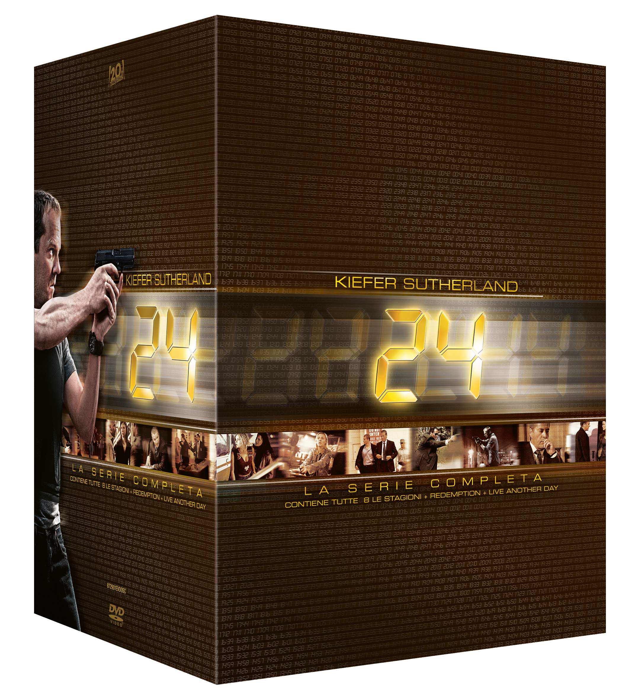 24 - La Serie Completa - Stagioni 1- 8 + 24 - Redemption + Live Another Day (58 DVD)