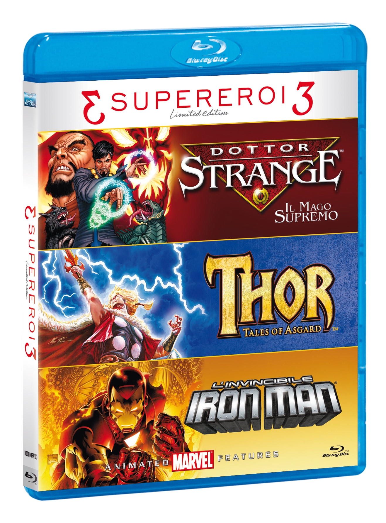 3 Supereroi - Limited Edition (Marvel Animated Features) (3 Blu-Ray Disc)