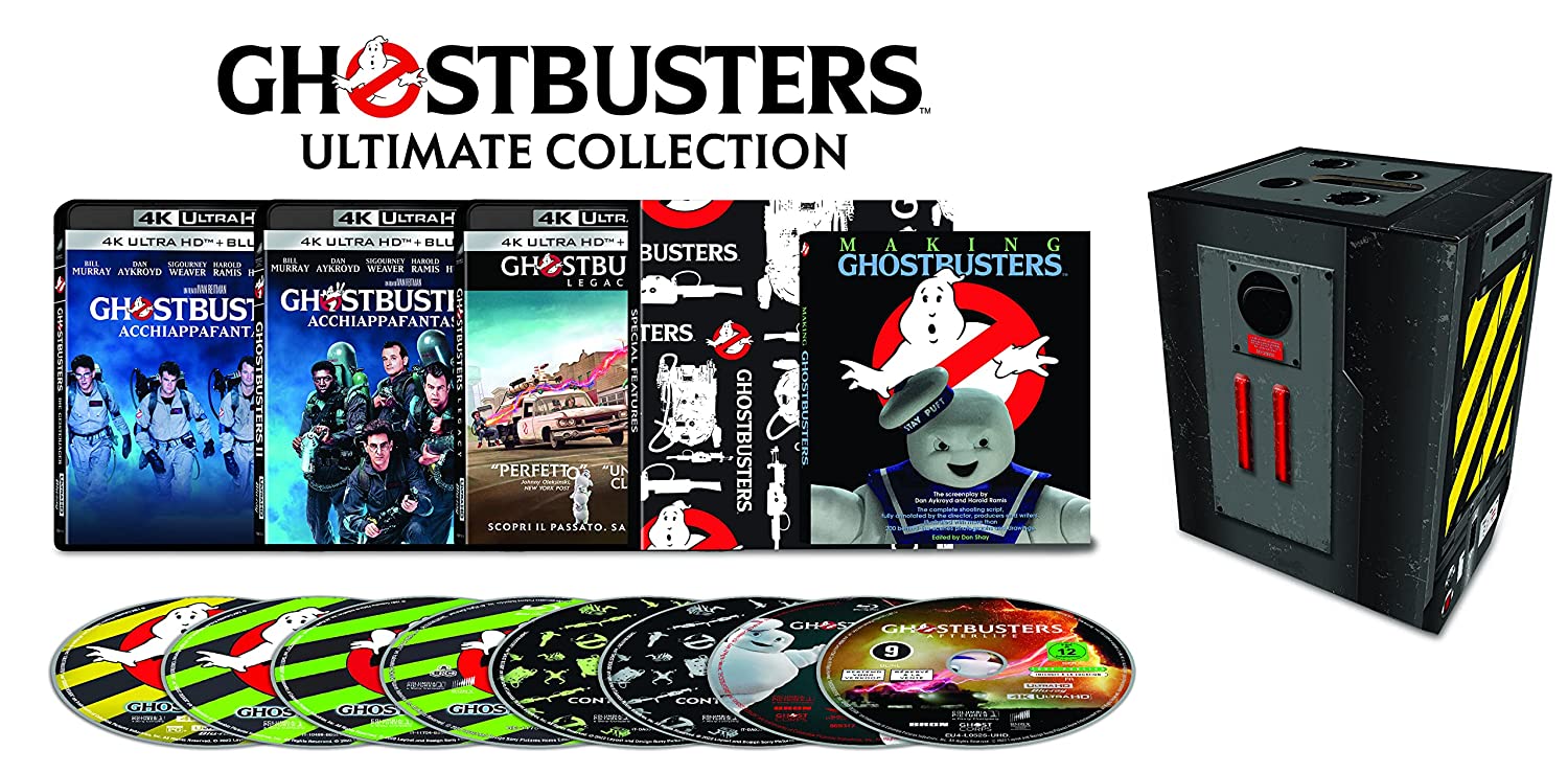Ghostbusters Ultimate Collection (3 4K Ultra HD + 5 Blu-Ray Disc + Libro)