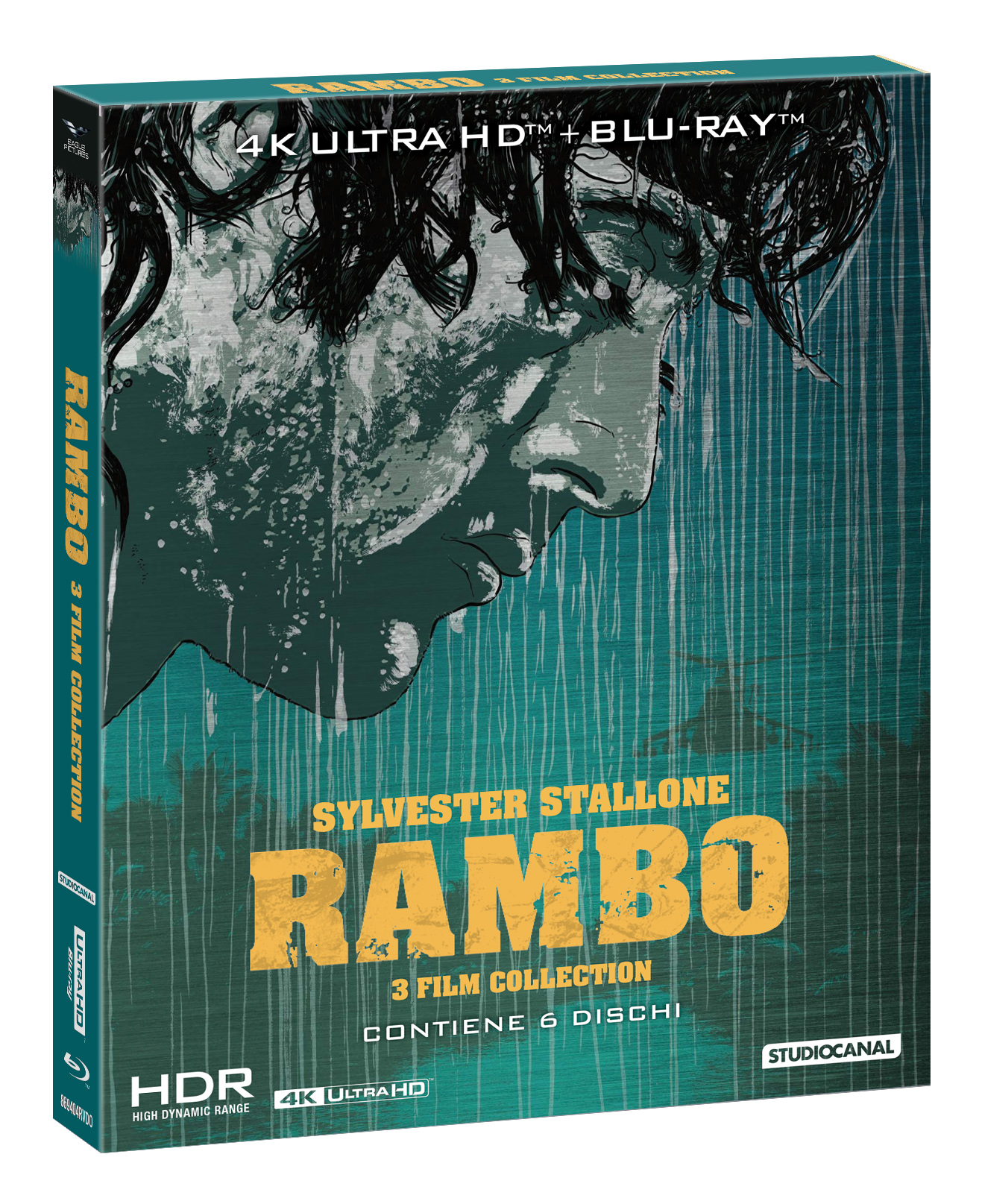 Rambo - 3 Film Collection (3 4K Ultra HD + 3 Blu-Ray Disc)
