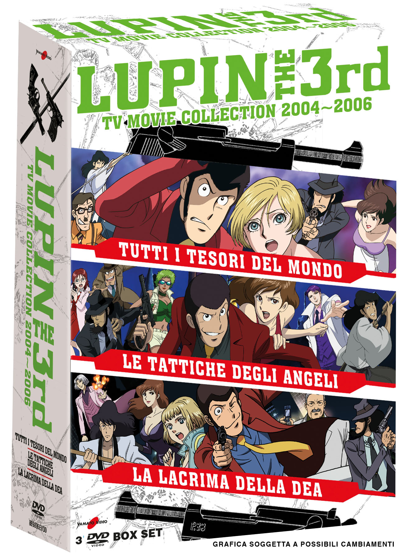 Lupin III - Tv Movie Collection 2004-2006 (3 DVD + 3 booklet)