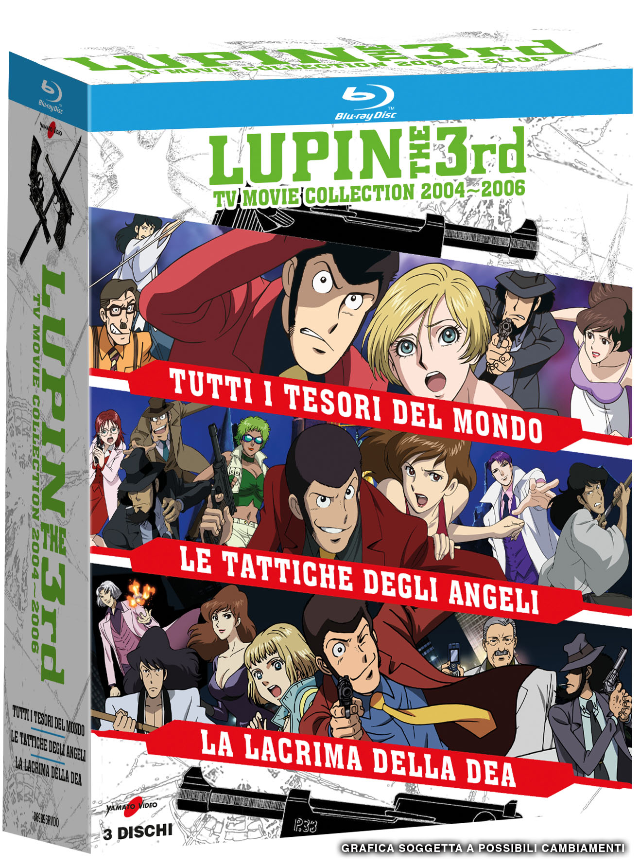 Lupin III - Tv Movie Collection 2004-2006 (3 Blu-Ray Disc + 3 Booklet)