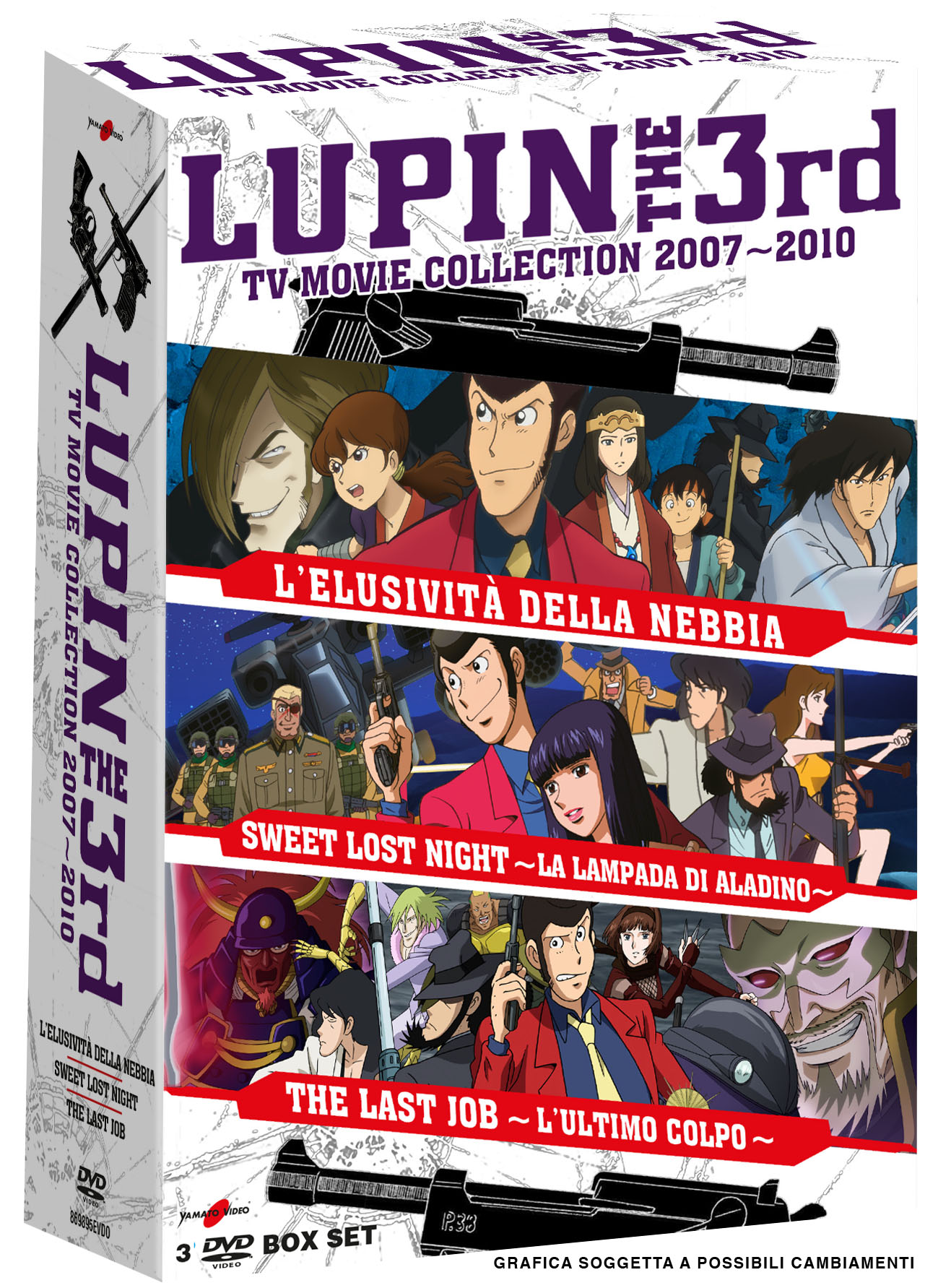 Lupin III - Tv Movie Collection 2007-2010 (3 DVD + 3 Poster)