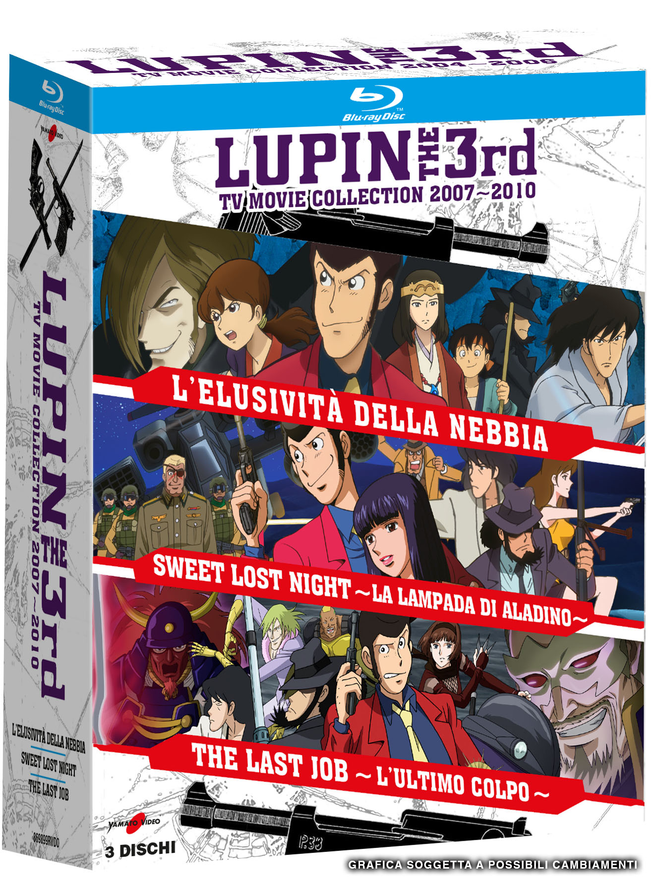 Lupin III - Tv Movie Collection 2007-2010 (3 Blu-Ray Disc + 3 Poster)