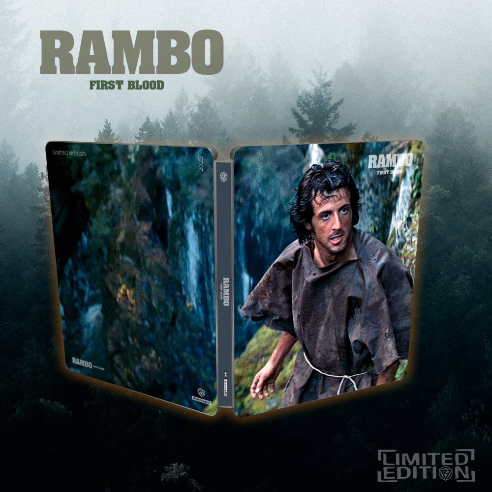 Rambo - First Blood - One Click - Ed. in 50 copie (4K Ultra HD + Blu-Ray Disc + Booklet - SteelBook)