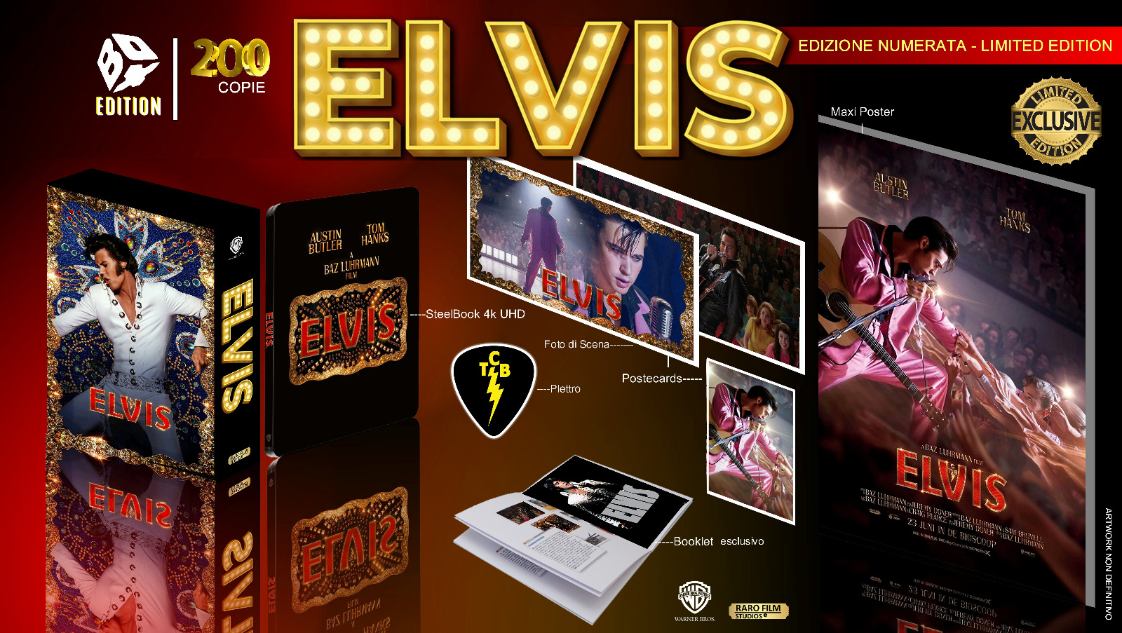 Elvis - Inbox Ed. (4K Ultra HD + Blu-Ray Disc + Booklet + 4 Postcards + Gadget - SteelBook)