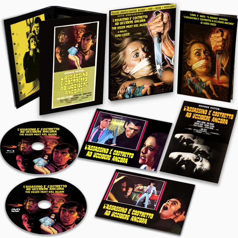 L'assassino è costretto ad uccidere ancora - 50th Ann CE (Blu-Ray Disc + DVD + Book + Postcards)