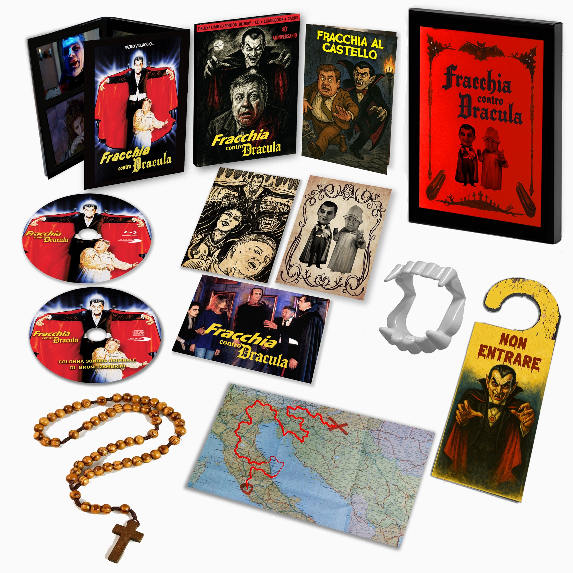 Fracchia contro Dracula - 40Th Anniversary (Blu-Ray Disc + CD + Comicbook + Postcards)