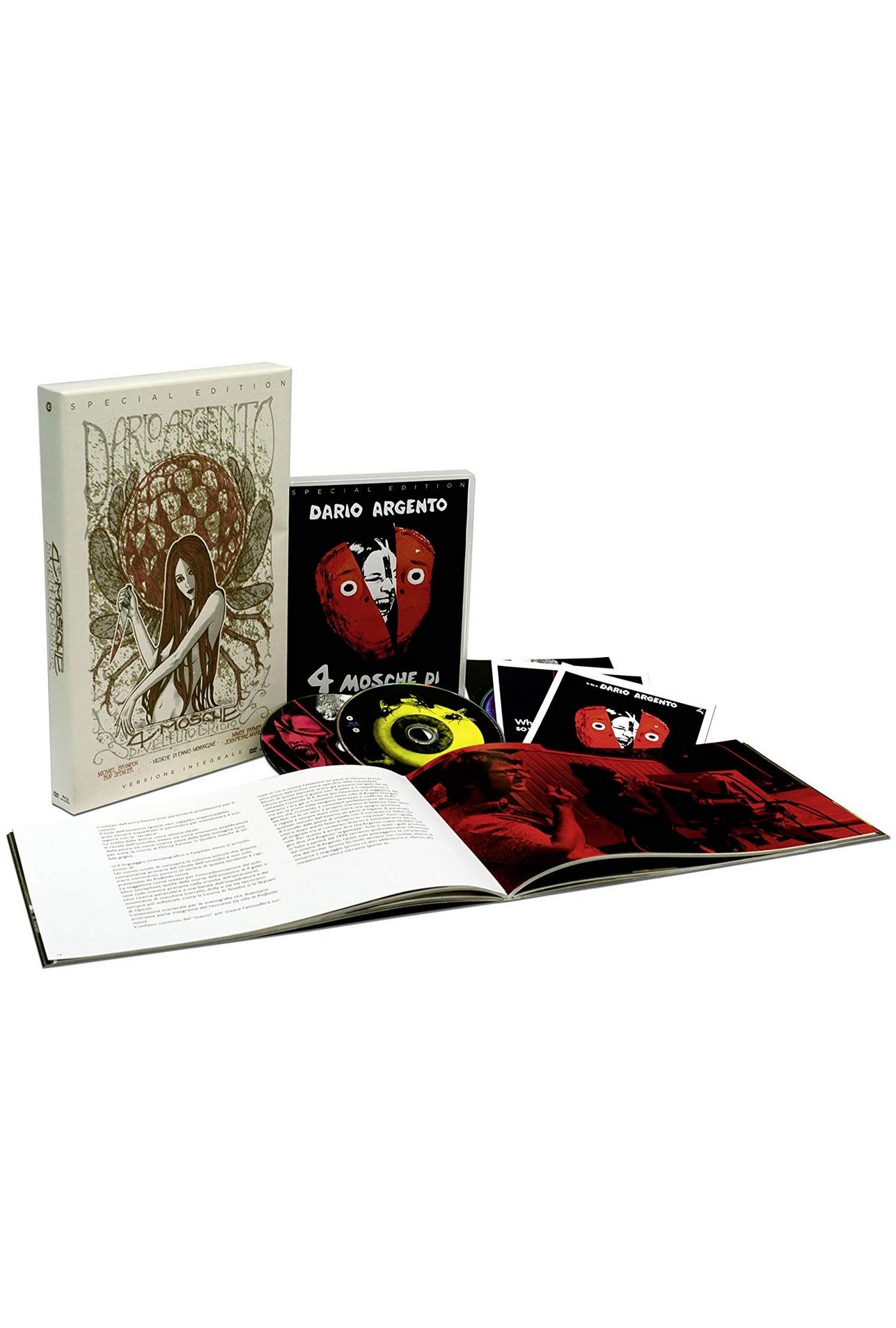 4 mosche di velluto grigio - Edizione Speciale (Blu-Ray Disc + DVD + Libro) (V.M. 14 anni)