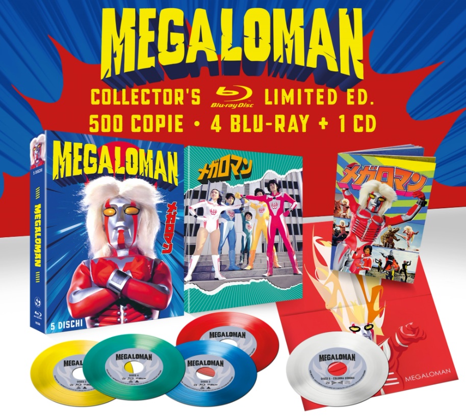 Megaloman - Serie TV - Collector's Limited Edition 500 copie (4 Blu-Ray Disc + CD + Booklet)
