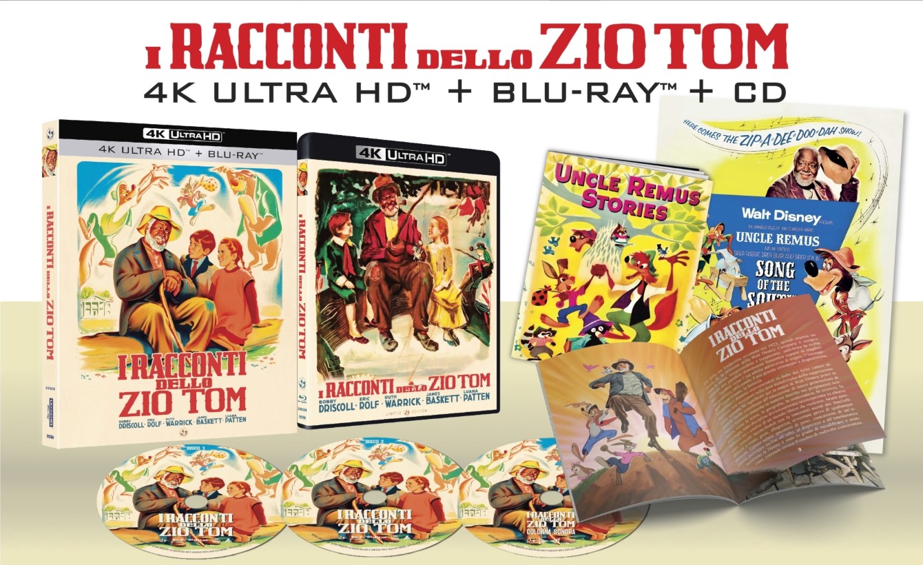 I racconti dello zio Tom - Collector's Edition (4K Ultra HD + Blu-Ray Disc + CD)