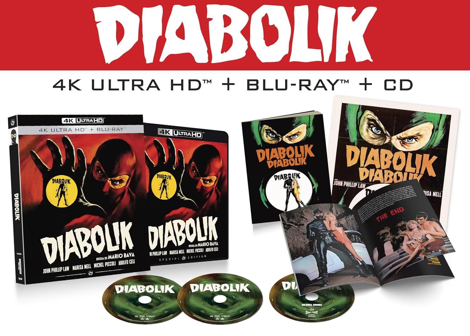 Diabolik - Special Edition (4K Ultra HD + Blu-Ray Disc + CD)