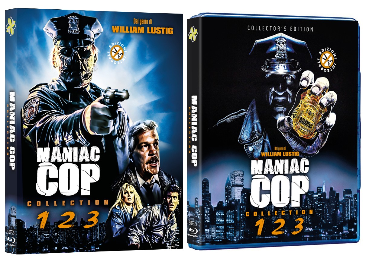 Maniac Cop Collection 1 2 3 - Ed. limitata numerata 500 copie (3 Blu-Ray Disc + 4 Card + Booklet)