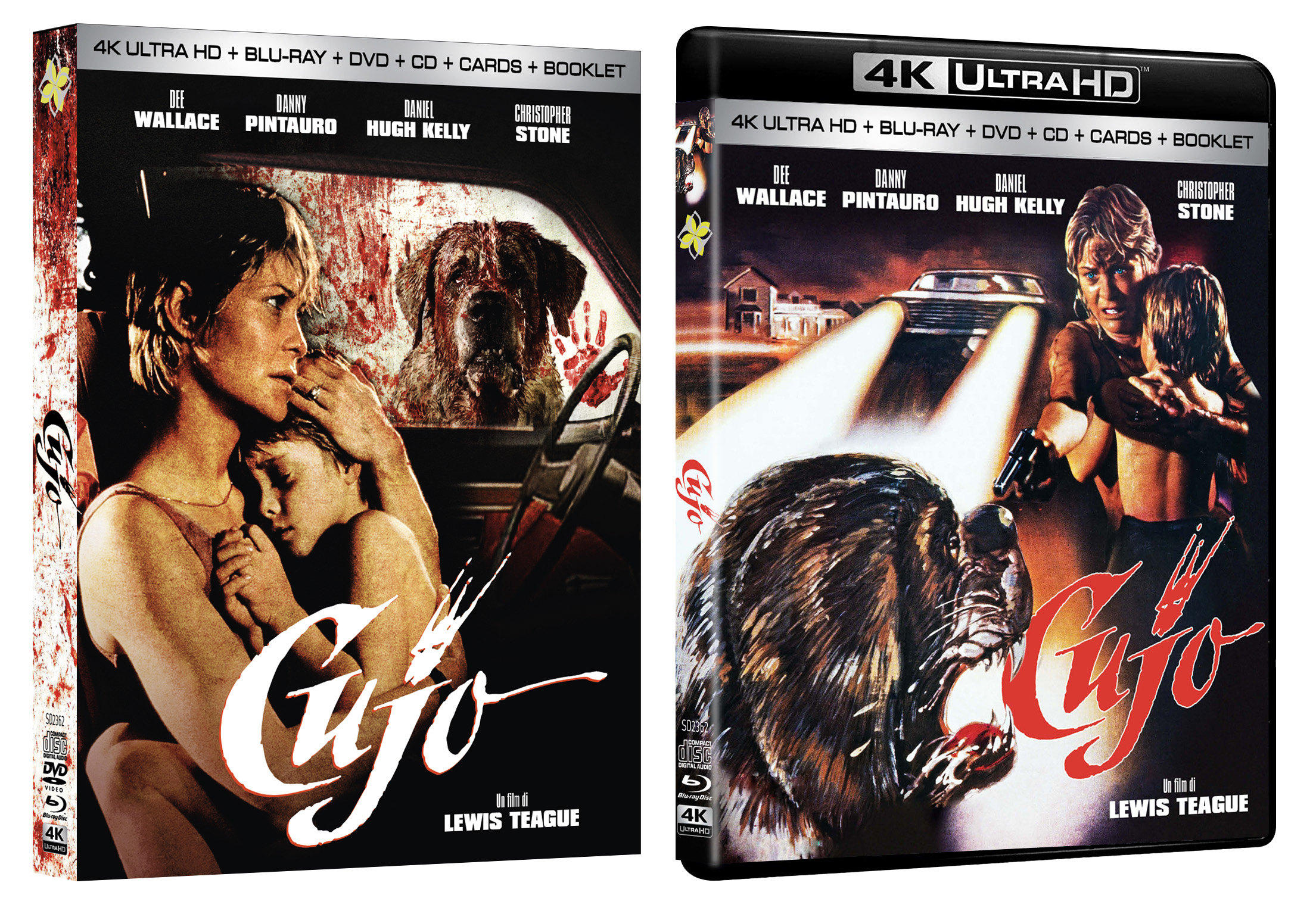Cujo - Edizione Speciale (4K Ultra HD + Blu-Ray Disc + DVD + CD + Cards + Poster + Booklet)