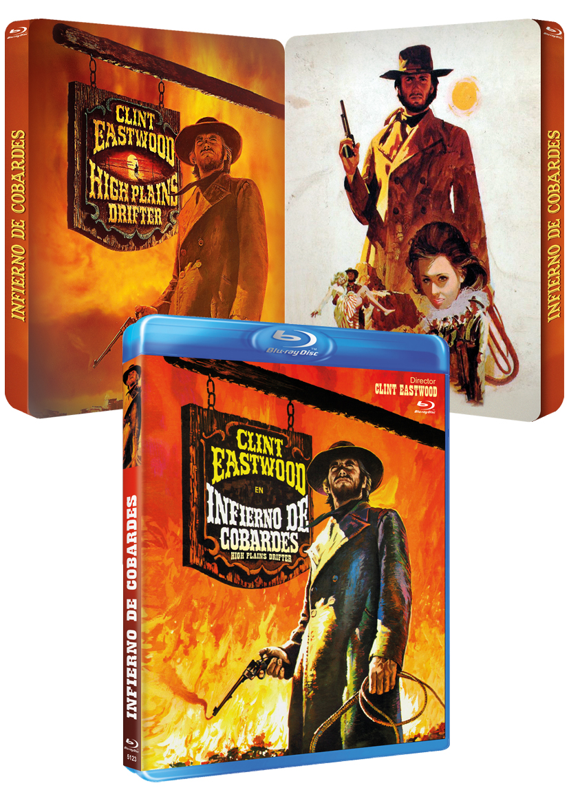 Infierno de Cobardes (Lo straniero senza nome) (Import Spain) (Blu-Ray Disc) + Label Steelbook