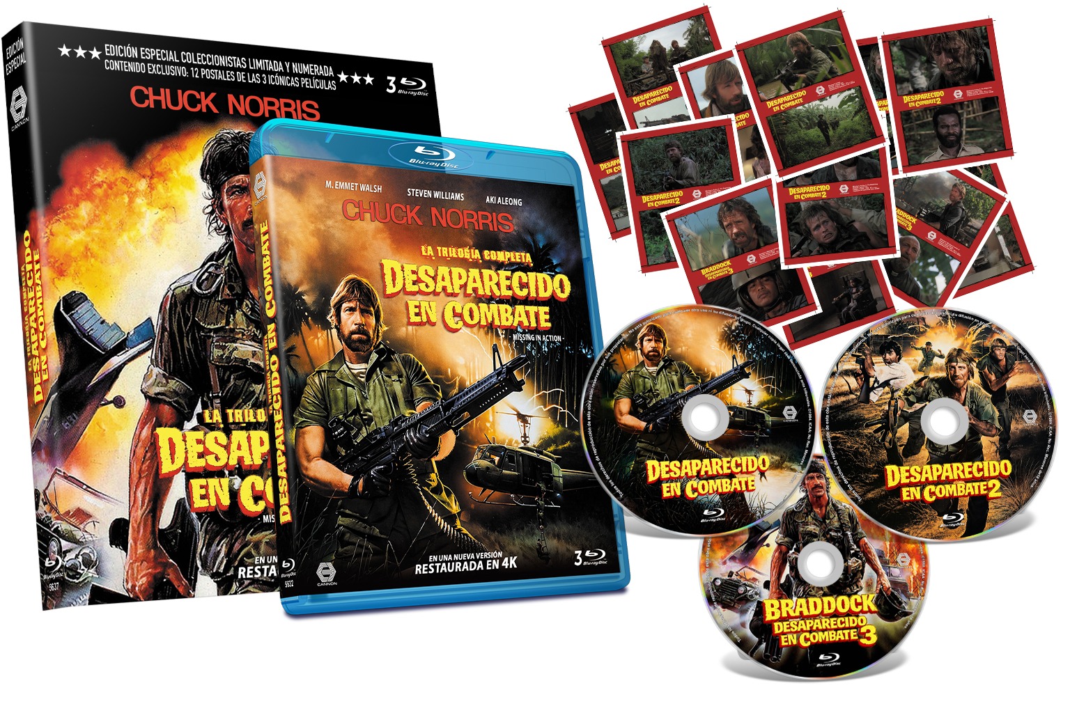 Trilogia Desaparecido en Combate 1-2-3 (Trilogia Missing in Action) (Import Spain) (3 Blu-Ray Disc)