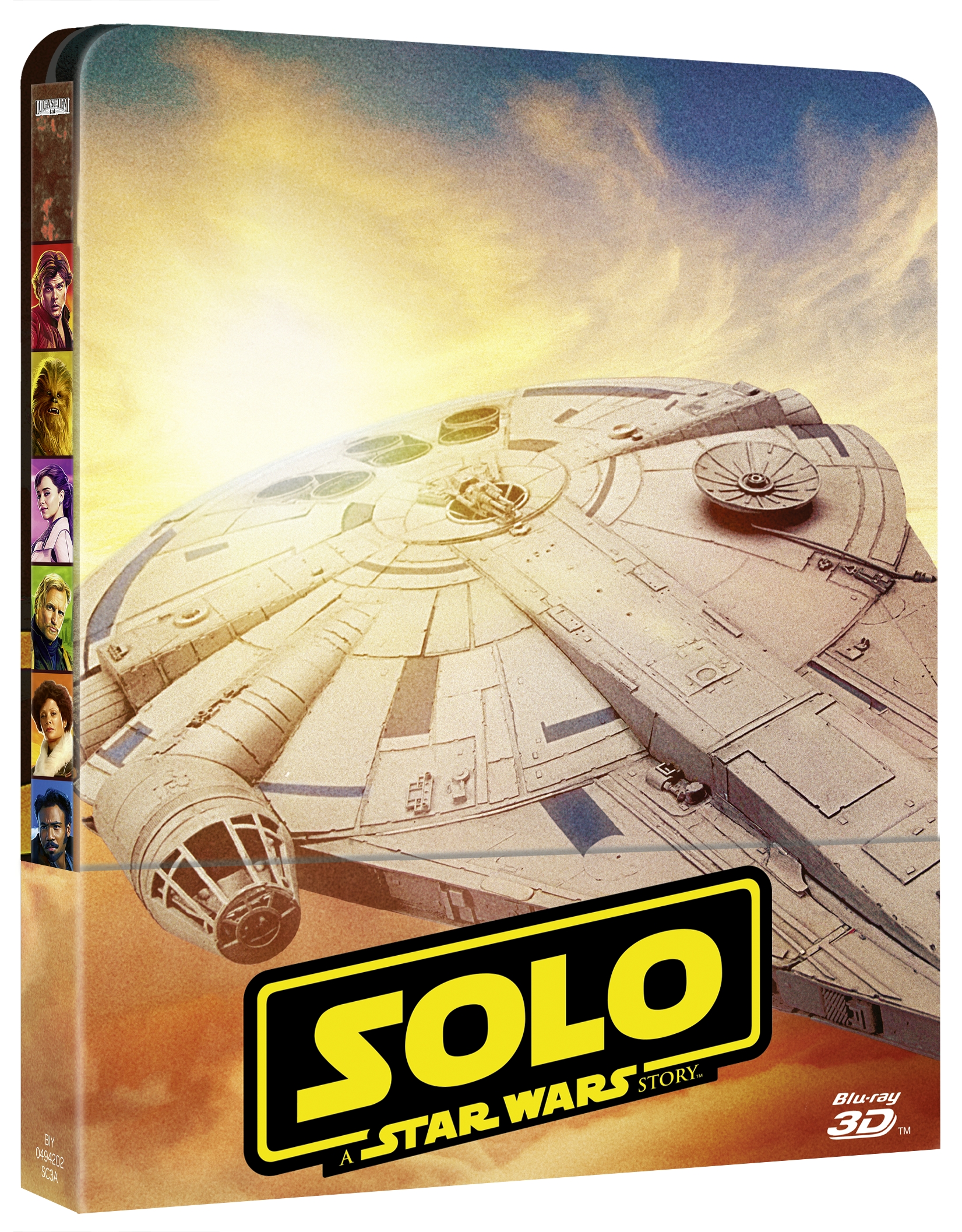 Solo - A Star Wars Story (Blu-Ray 3D + Blu-Ray Disc + Bonus Disc - SteelBook)