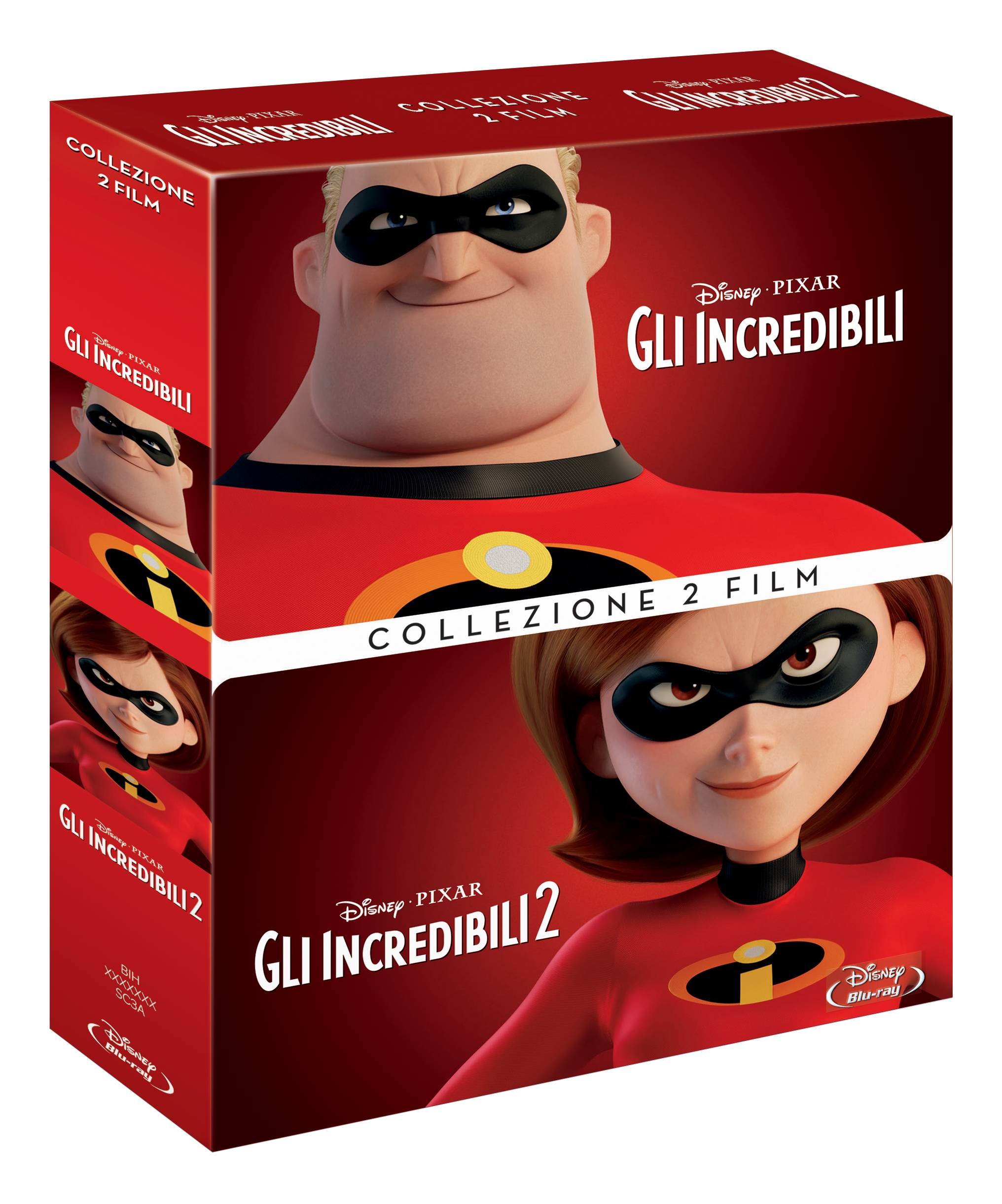Gli Incredibili + Gli Incredibili 2 - Collezione 2 Film (2 Blu-Ray Disc) (Pixar)