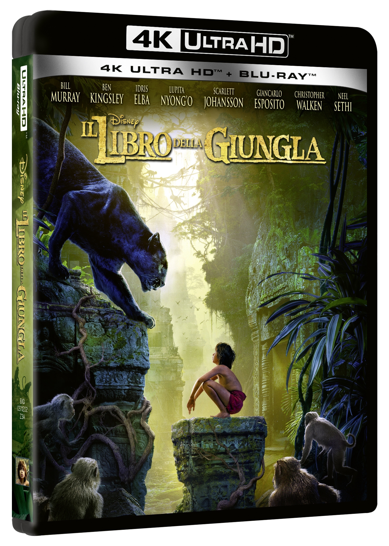 Il libro della giungla (2016) (4K Ultra HD + Blu-Ray Disc)