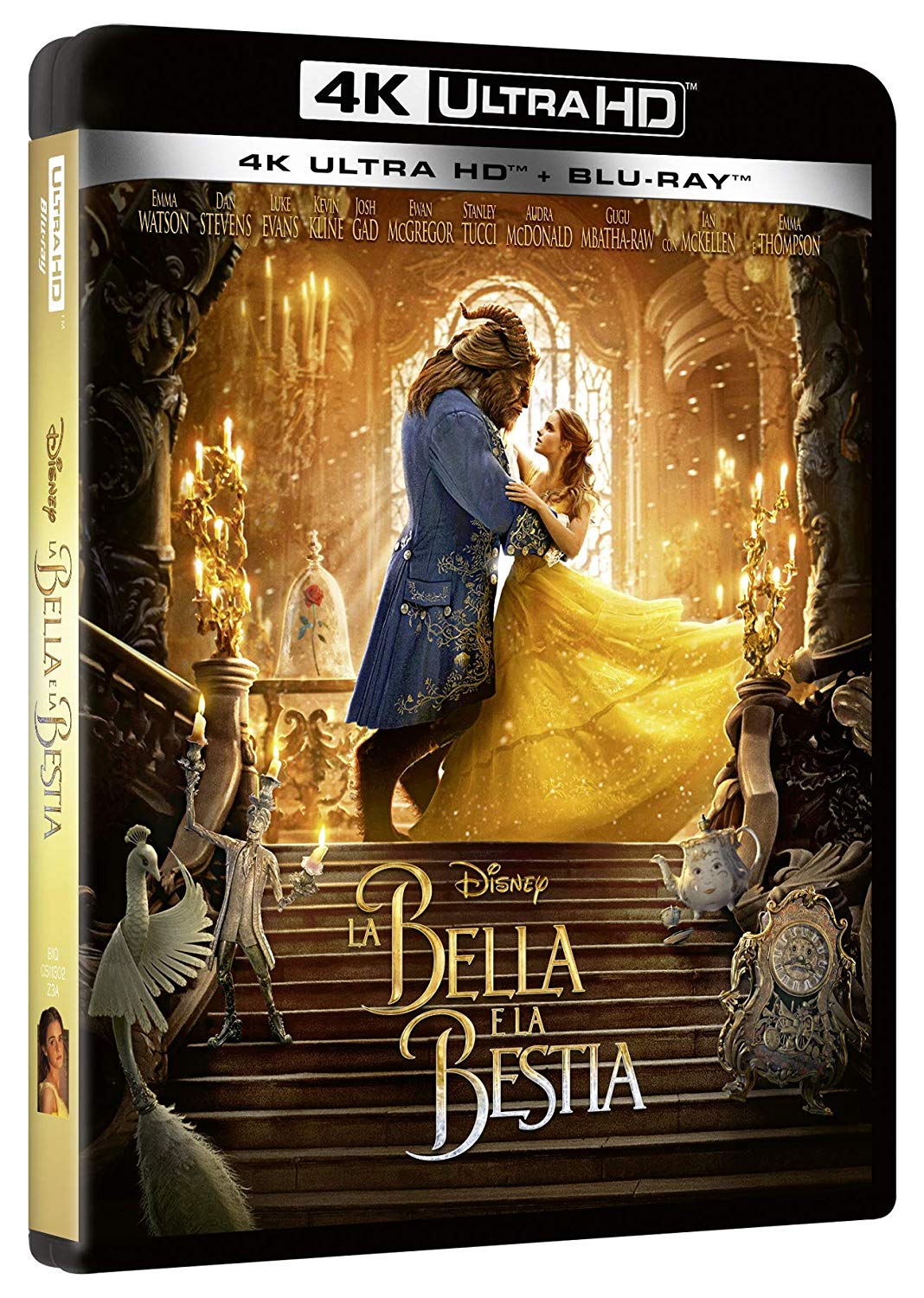 La bella e la bestia (2017) (4K Ultra HD + Blu-Ray Disc)