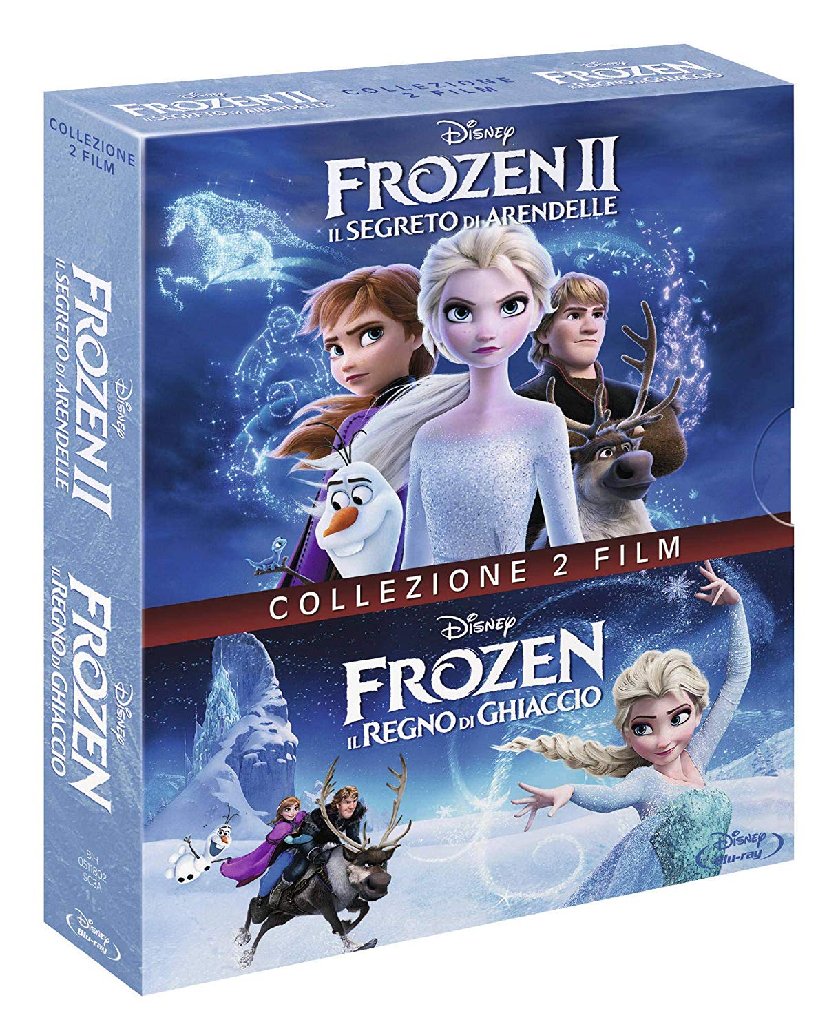 Frozen - Il regno di ghiaccio + Frozen II - Il segreto di Arendelle (2 Blu-Ray Disc)