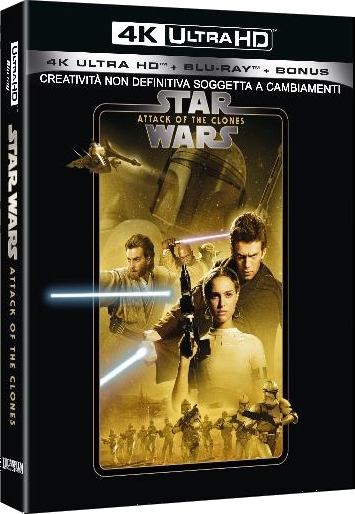 Star Wars Episodio II - L'Attacco dei Cloni (4K Ultra HD + Blu-Ray Disc + Bonus Disc)