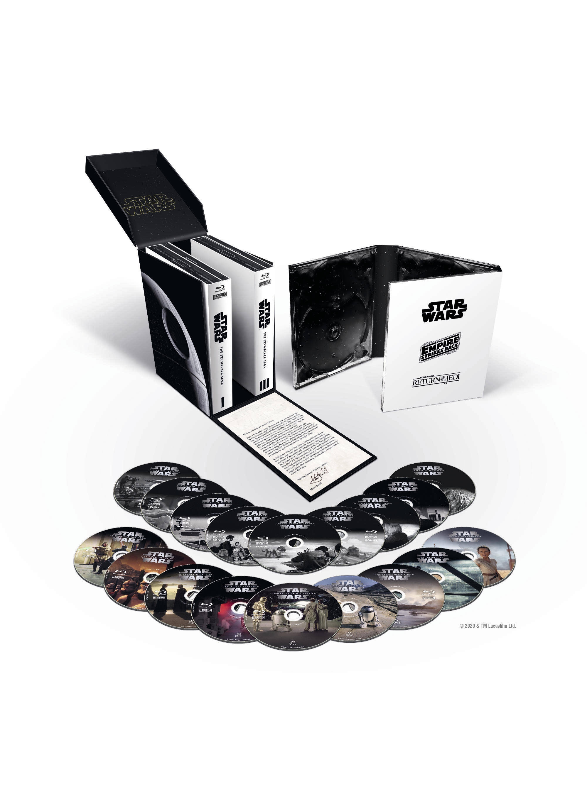 Star Wars - The Skywalker Saga (18 Blu-Ray Disc)