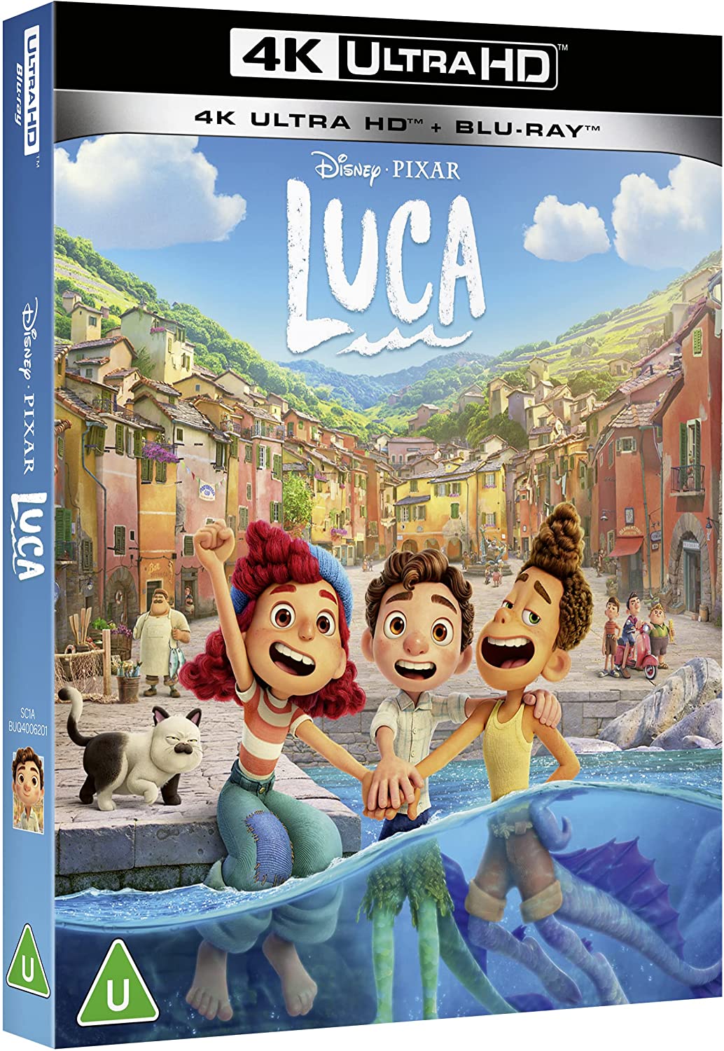 Luca (Pixar) (Import UK) (4K Ultra HD + Blu-Ray Disc)